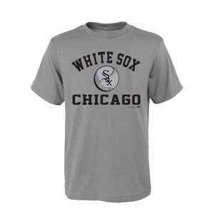 Chicago White Sox Shirt Boys Youth XL 18 Outerstuff MLB Gray Short Sleeve NWT